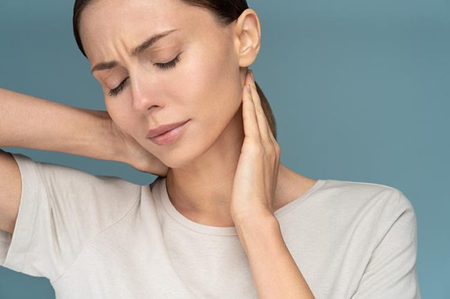 woman with chronic pain